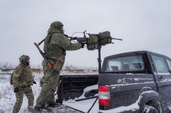 Очередная группа резервистов начала подготовку на нижегородском полигоне