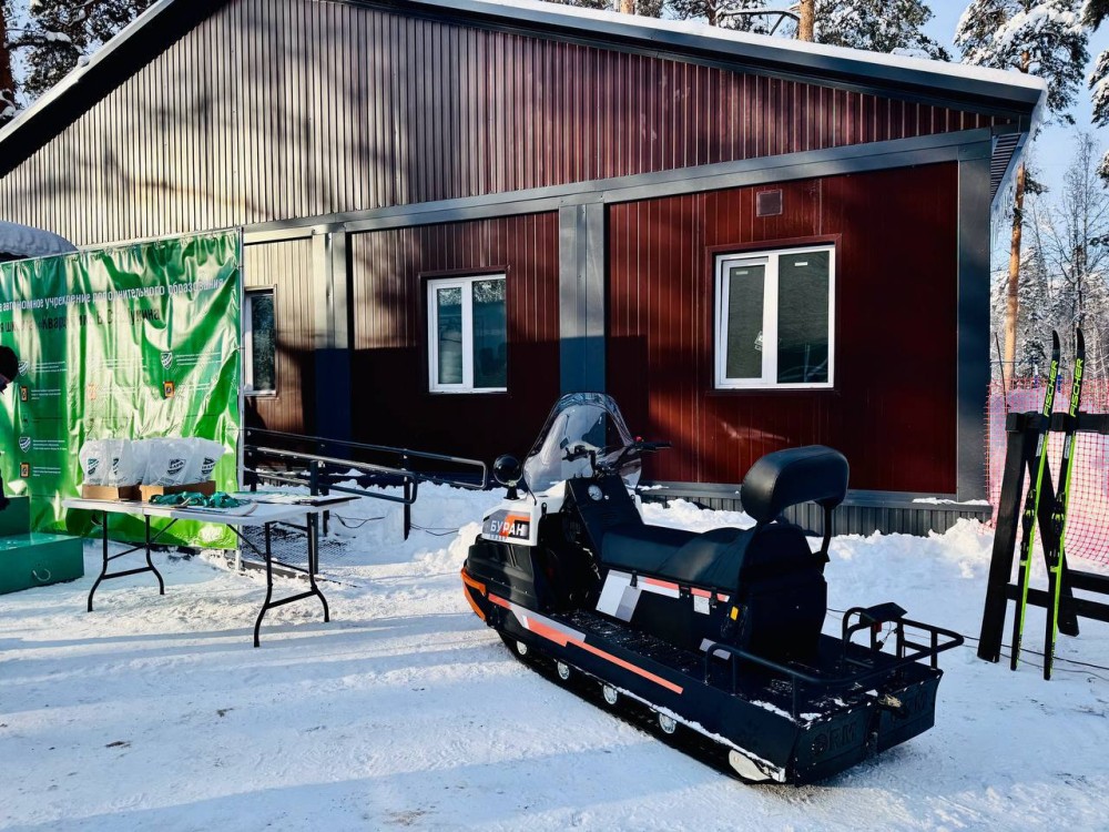 В г. Бор открыли модульную лыжную базу