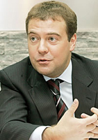 Вице-премьер Медведев прибыл на Нижегородскую Ярмарку