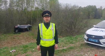 21-летний водитель «Лады Приоры» погиб при съезде в кювет в Нижегородской области 