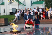 Акция памяти "Первый военный рассвет" в Нижнем Новгороде 