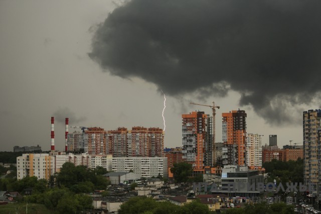 Грозы с градом ожидают жителей Нижегородской области в ближайшие часы