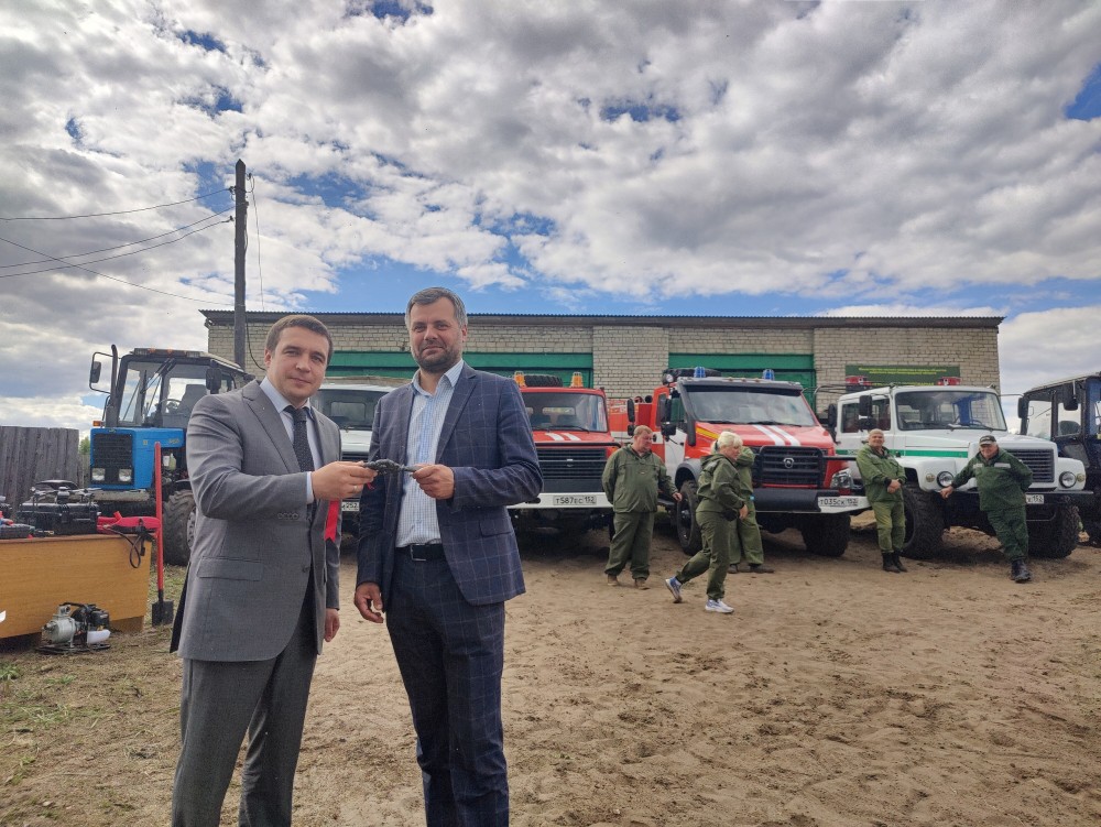 В Выксунском округе открыли лесопожарную станцию