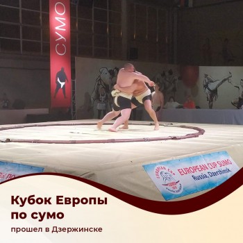  Кубок Европы по сумо прошел в Дзержинске Нижегородской области