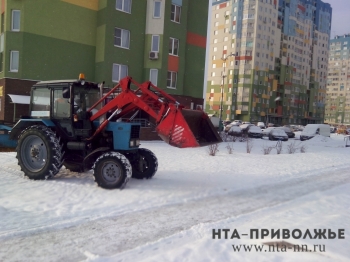 Уборка снега из дворов жилых домов Нижнего Новгорода вызвала нарекания со стороны горадминистрации