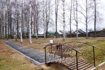 Парк Победы в городском округе Сокольский открыли после проведения работ по благоустройству