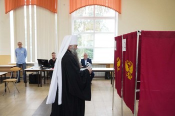 Митрополит Георгий проголосовал 9 сентября на выборах губернатора в Нижегородской области
