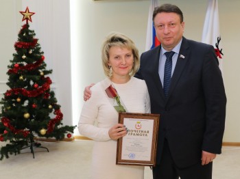 Церемонии вручения нижегородцам юбилейных наград прошли в Думе Нижнего Новгороде