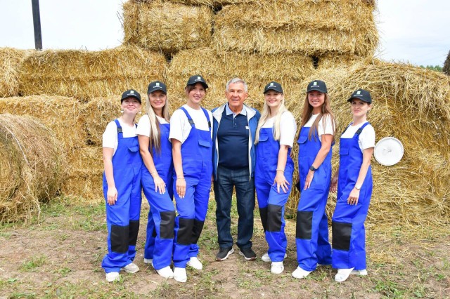 Порядка 40% зерновых убрали в Татарстане