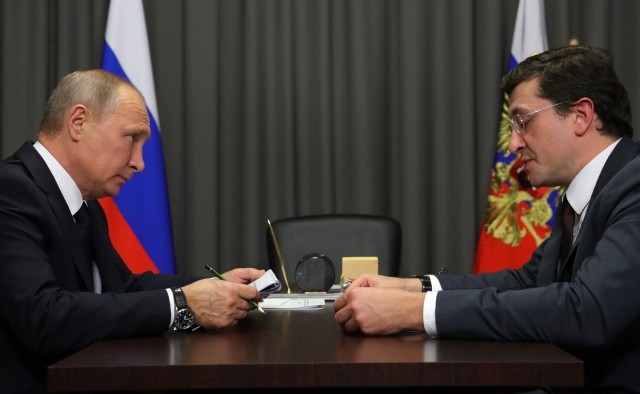 Владимир Путин поддержал предложенный Глебом Никитиным проект стратегической специализации Нижегородской области