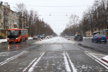 В Нижнем Новгороде завершена реконструкция трамвайных путей по ул. Бекетова на участке от ул. Кузнечихинской до дома №72