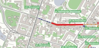 Движение по Малой Покровской перекроют в Нижнем Новгороде до 2026 года