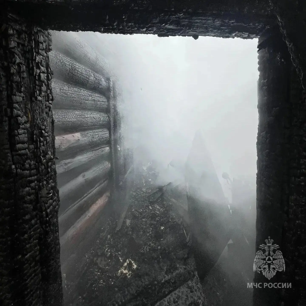 Жилой дом в Шахунье сгорел из-за печи