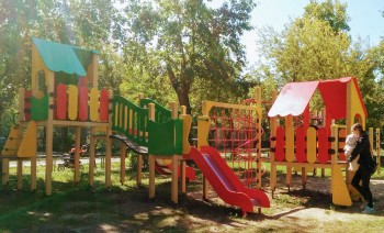 Шесть новых игровых городков установлено в Сормовском районе Нижнего Новгорода по программе главы города &quot;100 детских площадок&quot; 