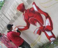 Нижегородская федерация граффити планирует в октябре разрисовать инженерные сооружения съезда к метромосту