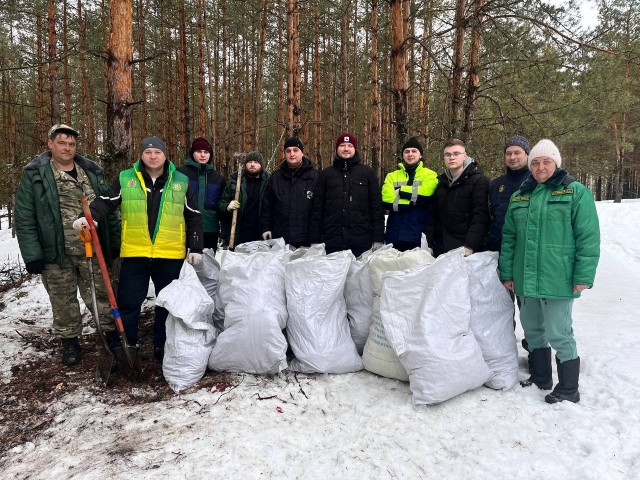 Более 7,1 кубометра мусора вывезли с территории Балахнинского лесничества в рамках акции «Чистый лес»