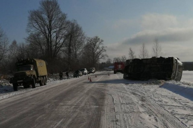 Уточнены данные по пострадавшим в перевернувшемся автобусе в Нижегородской области Уточнены данные по пострадавшим в перевернувшемся автобусе в Нижегородской области