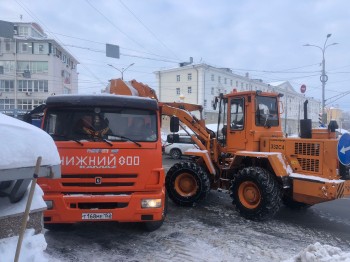 Более 100 тыс кубометров снега вывезли из Нижнего Новгорода за три дня
