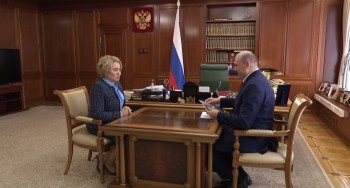 Оренбургский губернатор Евгений Солнцев встретился с Валентиной Матвиенко Оренбургский губернатор Евгений Солнцев встретился с Валентиной Матвиенко
