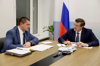 Глеб Никитин обсудил с Дмитрием Грачевым итоги стажировки по программе «Время героев»