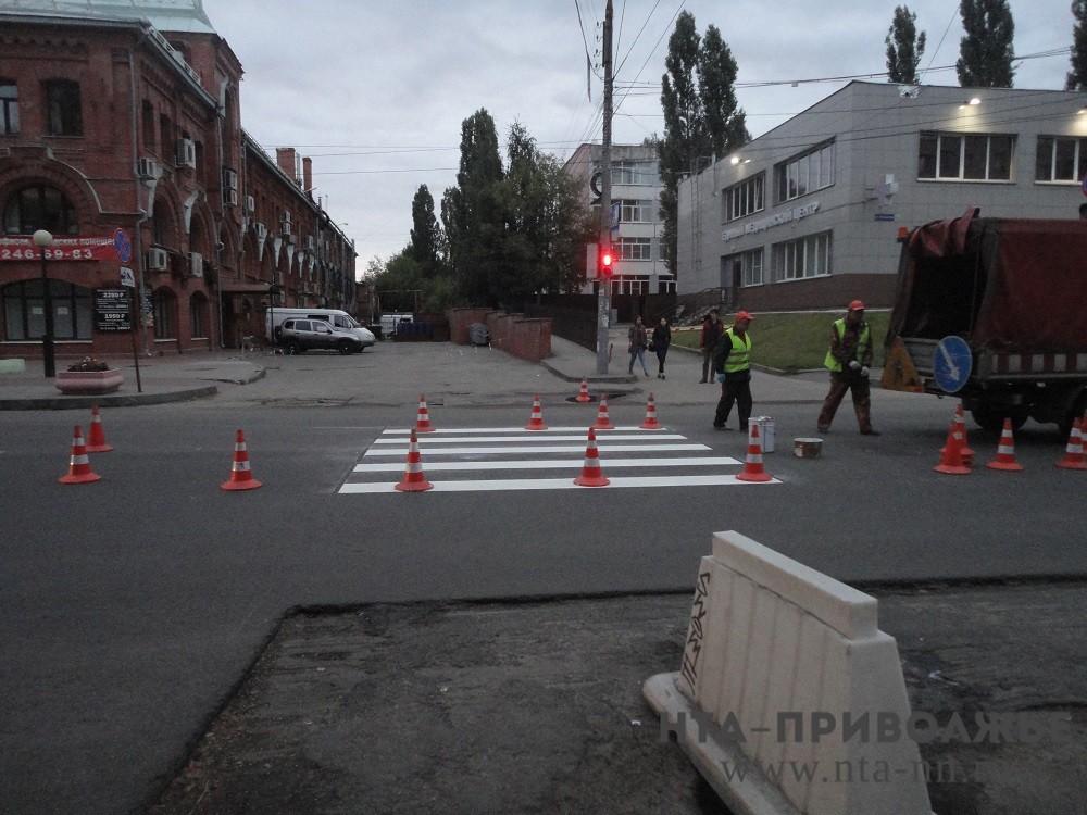 Ямочный ремонт в центре Нижнего Новгорода выполнят к началу мая 