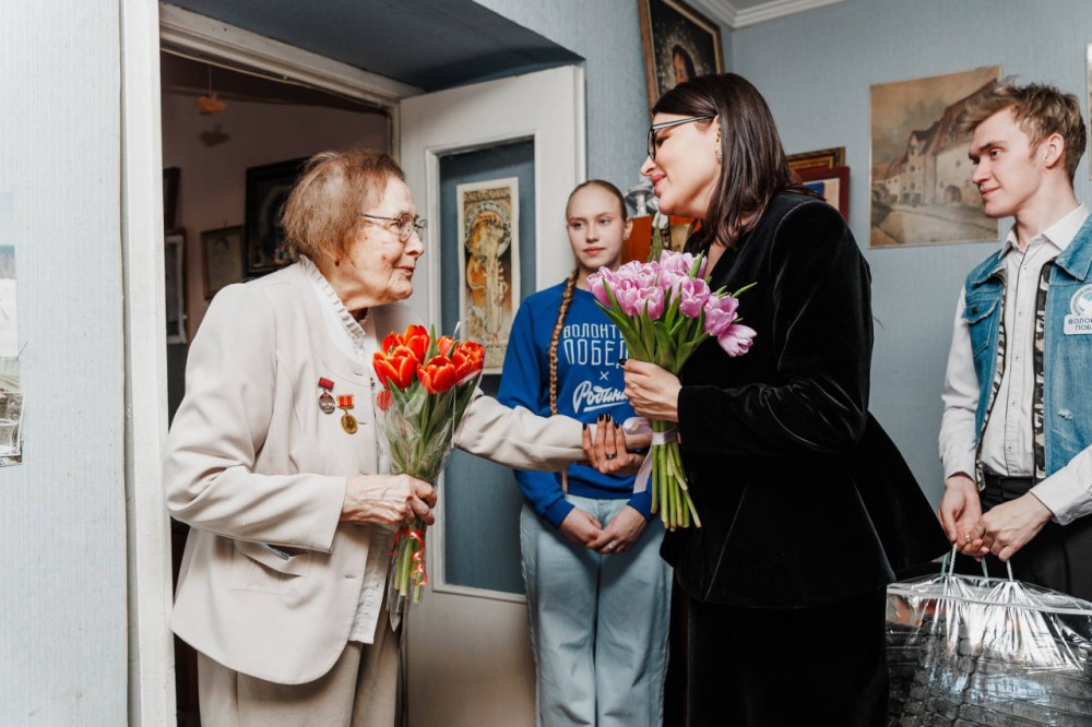 Волонтёры Победы поздравили 128 ветеранов к 8 Марта Волонтёры Победы поздравили 128 ветеранов к 8 Марта