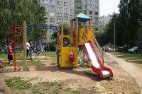 Новые детские площадки в городе Чебоксары устанавливаются в срок
