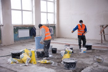 Капитальный ремонт в школе №156 в Нижнем Новгороде выполнен на треть