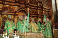В Сарове прошло архиерейское богослужение в честь Ильи Пророка и преподобного Серафима Саровского


