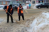 Почти 6 тыс. куб. м снега вывезено с саровских дорог за 10 дней

