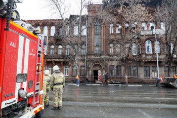 Около 1,4 тыс. кв. м. составила площадь пожара в историческом доме в центре Самары