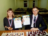 Евгений Присталов и Светлана Вифлеемская победили в чемпионате Нижегородской области по быстрым шахматам