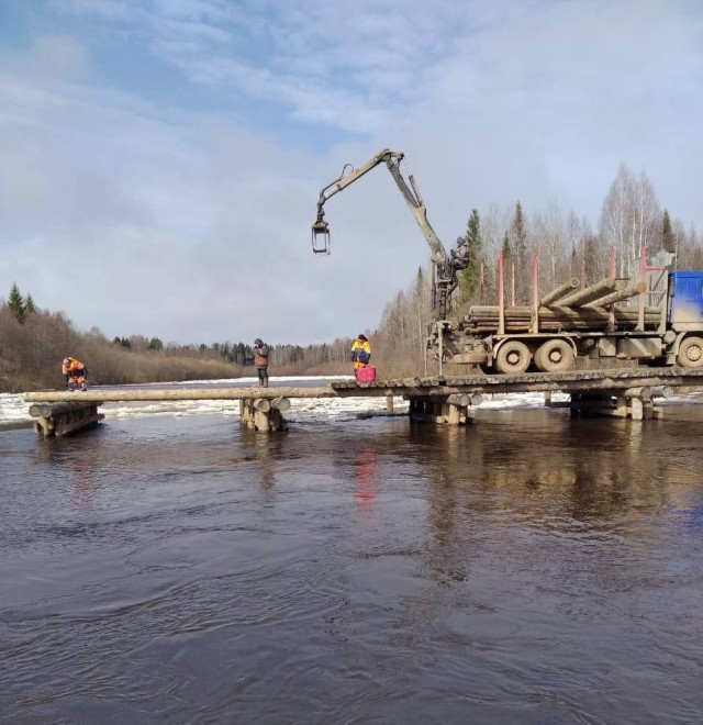 Низководные мосты в Кировской области демонтируют на период паводка