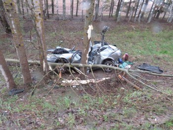 Пассажир "Лады" погиб в ДТП в Уренском районе Нижегородской области 