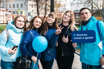 Фонтан на площади Минина и Пожарского запустят 30 апреля