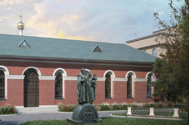 Памятник князю Дмитрию Донскому установлен на территории кремля в Нижнем Новгороде