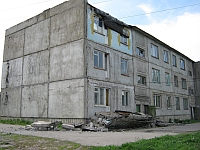 В Шатковском районе произошло обрушение 3-х балконов нежилых квартир жилого дома