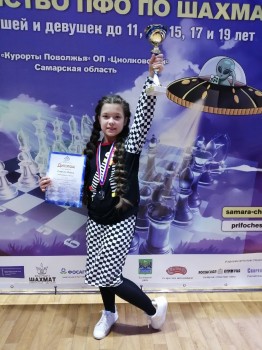 Юная нижегородка Регина Соколова стала призером первенства ПФО по шахматам
