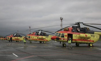 Нацслужбе санавиации передали 9 казанских Ми-8МТВ-1