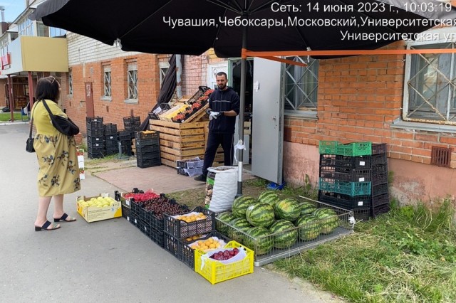 Торговля в неустановленных местах пресечена в Чебоксарах Торговля в неустановленных местах пресечена в Чебоксарах