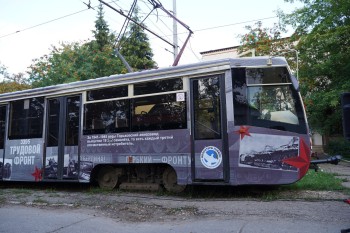 В Нижнем Новгороде начал курсировать «Вагон Победы» в честь трудового подвига горьковчан в годы Великой Отечественной войны