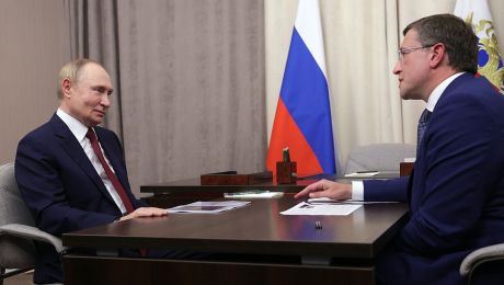 Глеб Никитин доложил Владимиру Путину о развитии Нижегородской области