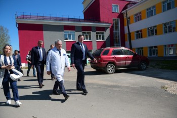 Глеб Никитин посетил с рабочим визитом Уренский округ 