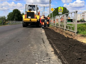 Ремонт участка дороги Павлово-Сосновское в Нижегородской области завершится на этой неделе