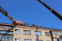 Работы по сносу первого подъезда жилого дома №9 по улице Петрова города Чебоксары начаты 26 сентября 