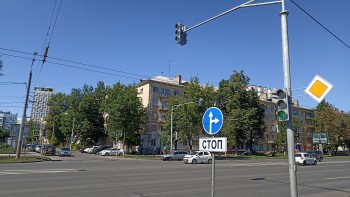Новые светофоры установили на двух перекрестах проспекта Гагарина в Нижнем Новгороде