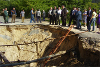 В Дзержинске в результате испытаний 23 августа произошло 12 аварий на теплотрассах