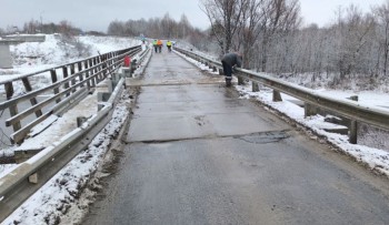 Временный мост через р. Тешу в Навашине восстановят 26 декабря