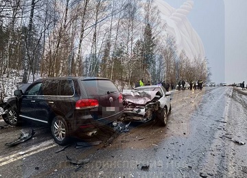 ГАИ Татарстана поделилось видео смертельного массового ДТП под Альметьевском