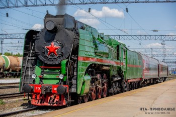 Ретропоезд на паровой тяге запущен из Нижнего Новгорода в Арзамас